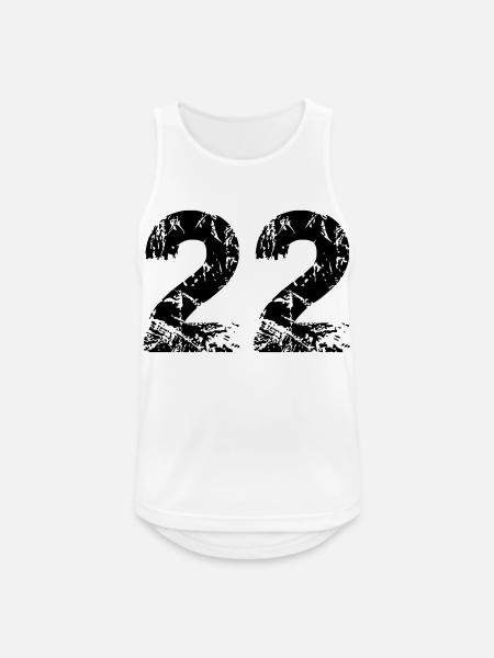 22 - Men's Breathable Tank Top - white