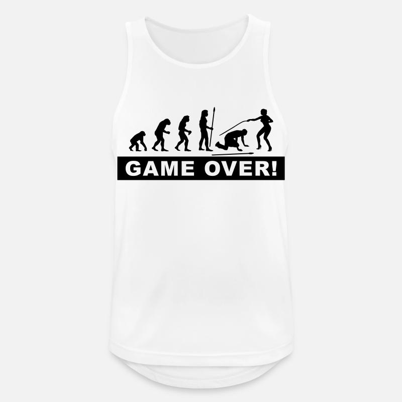 evolution_wedding4 - Men's Breathable Tank Top - white