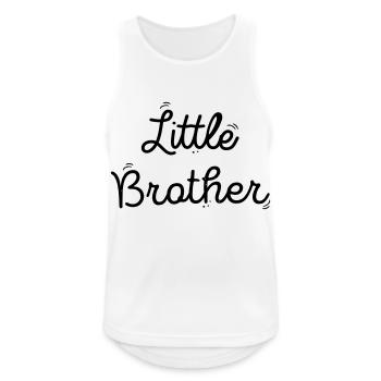 little borther - Men's Breathable Tank Top - white - Front - Nick (188cm)