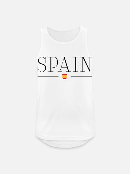Spain - Men's Breathable Tank Top - white