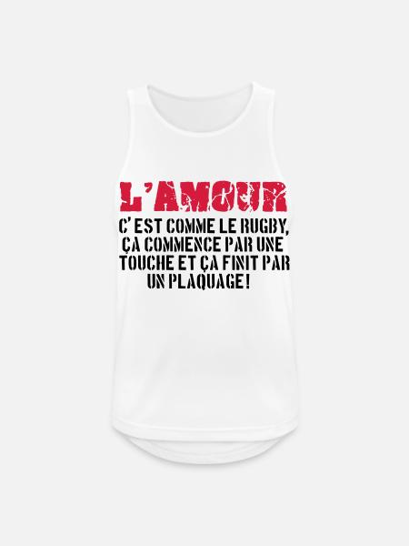 rugby - Men's Breathable Tank Top - white