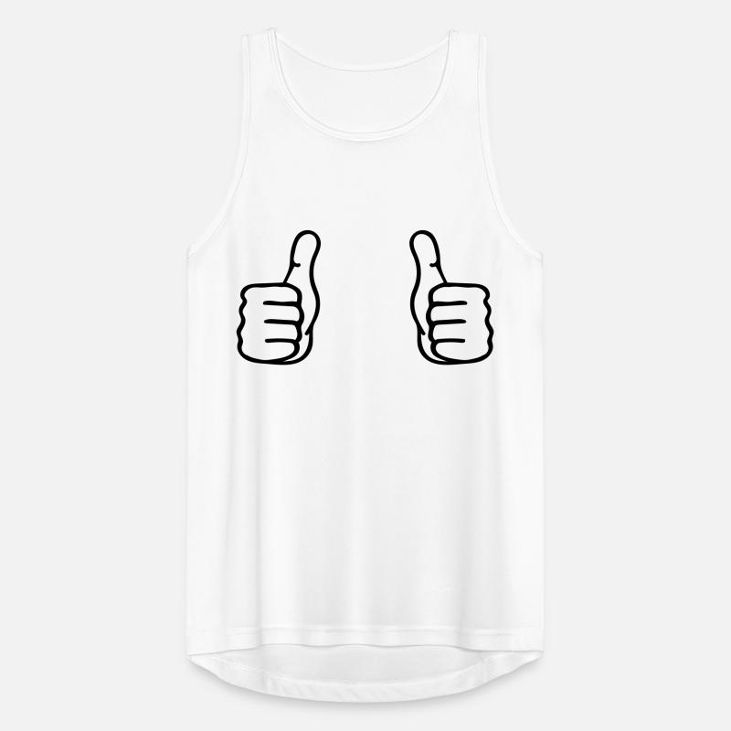 Two thumbs up Men's Breathable Tank Top