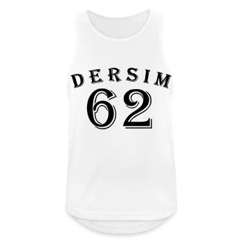dersim - Männer Tank Top atmungsaktiv - Weiß - Vorne - Nick (188cm)