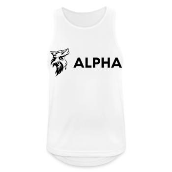 Alpha - Débardeur respirant Homme - blanc - Devant - Nick (188cm)