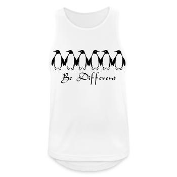 Be Different - Débardeur respirant Homme - blanc - Devant - Nick (188cm)