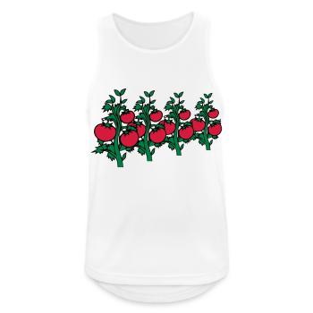 tomates légume - Débardeur respirant Homme - blanc - Devant - Nick (188cm)