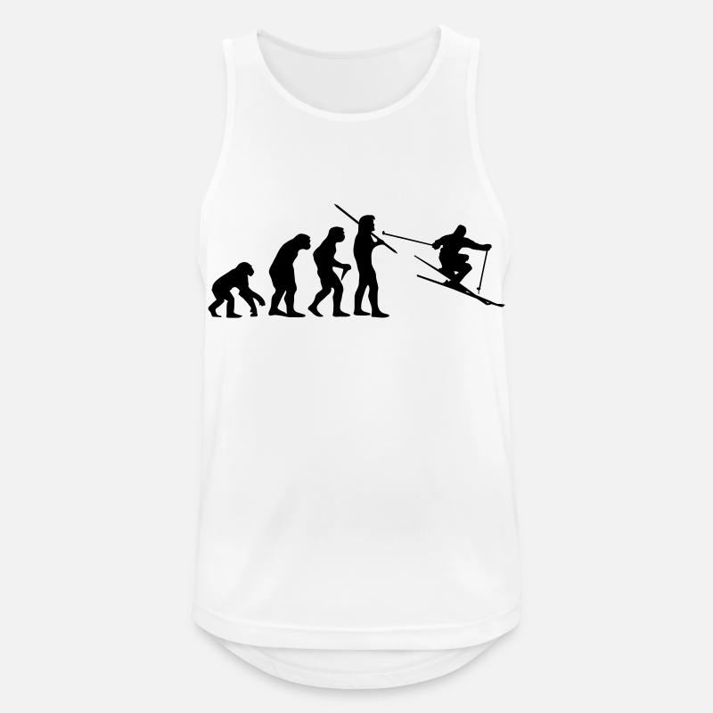 Evolution Ski - Men's Breathable Tank Top - white