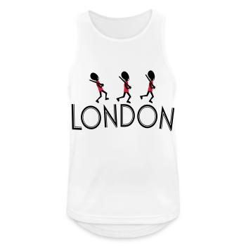 London_text_Qurards - Débardeur respirant Homme - blanc - Devant - Nick (188cm)