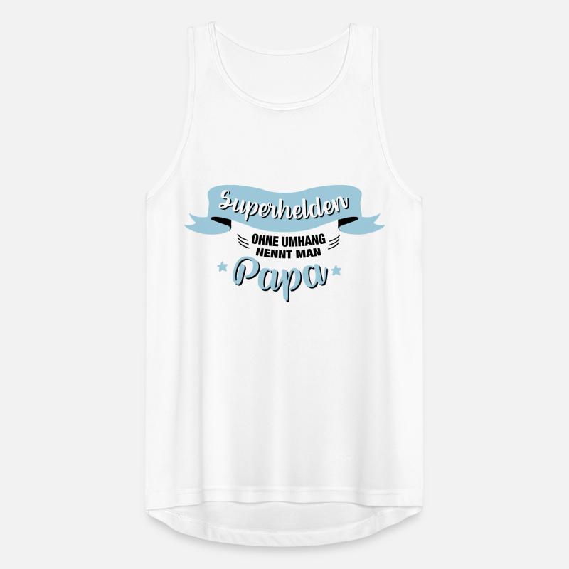 Superheld Papa Männer Tank Top atmungsaktiv