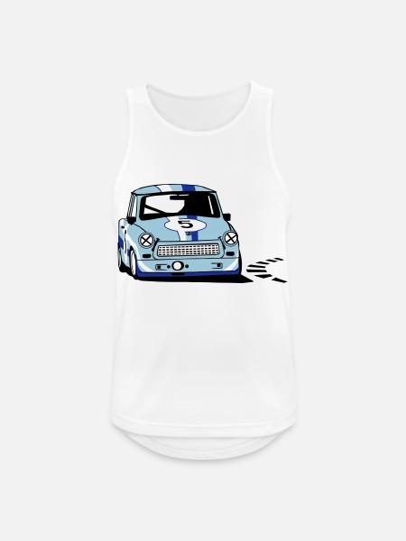  - Trabi - Männer Tank Top atmungsaktiv - Weiß