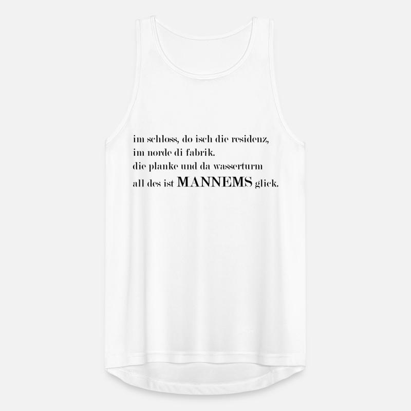 Mannems Glick - Mannheim Männer Tank Top atmungsaktiv