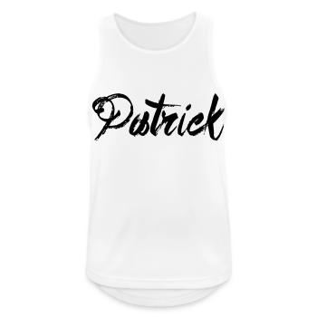 Patrick - Men's Breathable Tank Top - white - Front - Nick (188cm)