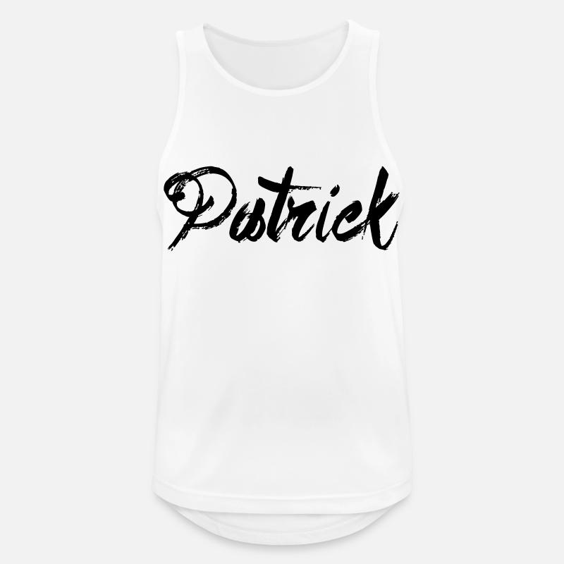 Patrick - Men's Breathable Tank Top - white