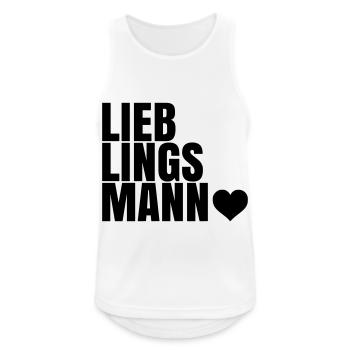 Lieblingsmann - Bester Mann Ehemann Freund Liebe - Männer Tank Top atmungsaktiv - Weiß - Vorne - Nick (188cm)