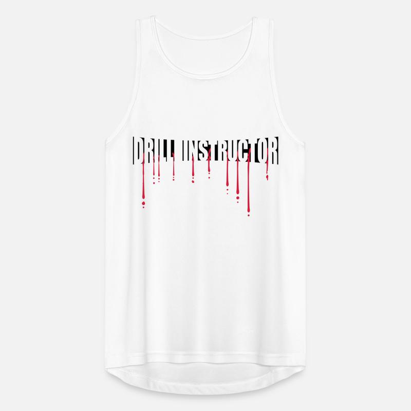 Blut Drill Instructor Männer Tank Top atmungsaktiv