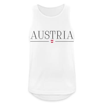 Austria - Men's Breathable Tank Top - white - Front - Nick (188cm)