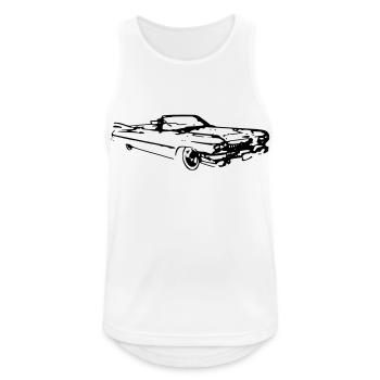 caddy - Men's Breathable Tank Top - white - Front - Nick (188cm)