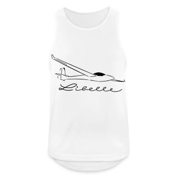 standard libelle winglets - Männer Tank Top atmungsaktiv - Weiß - Vorne - Nick (188cm)