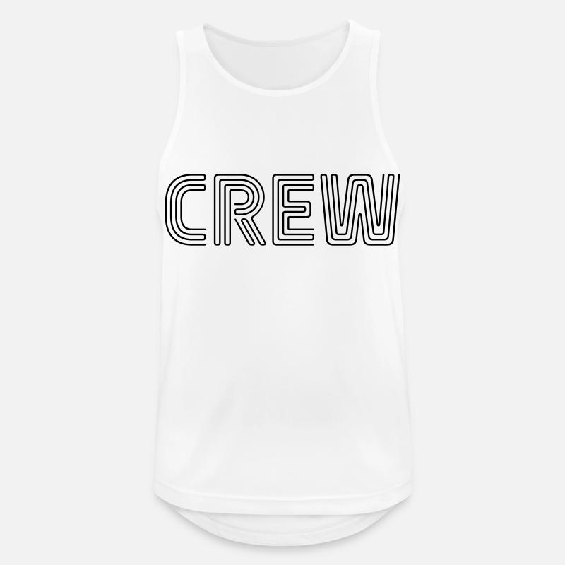 Crew - Team - Gift Idea - Men's Breathable Tank Top - white