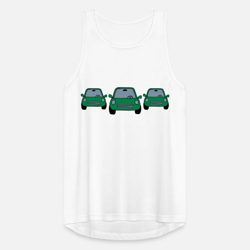 3 Autos Comic Männer Tank Top atmungsaktiv