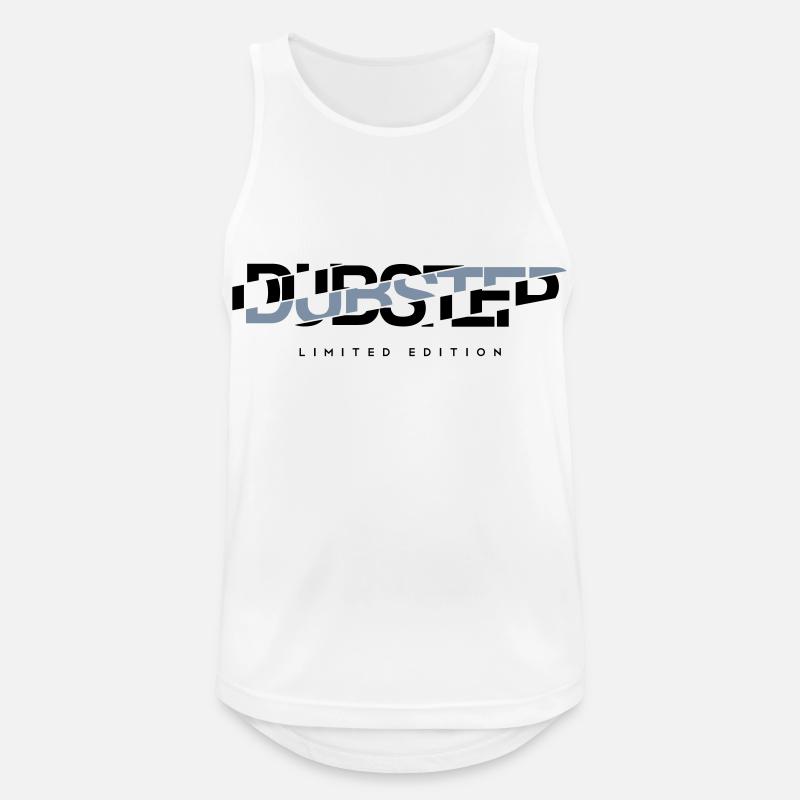 dubstep LE - Men's Breathable Tank Top - white