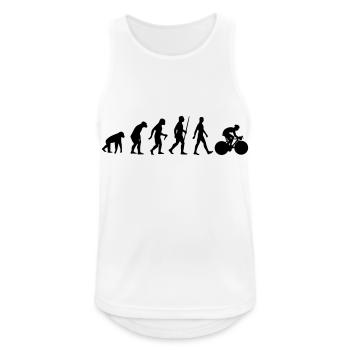 Evolution bike racing bike cycling driver driving - Men's Breathable Tank Top - white - Front - Nick (188cm)