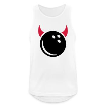 bowling - Men's Breathable Tank Top - white - Front - Nick (188cm)