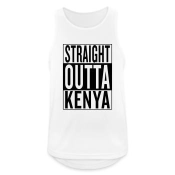 Kenya - Men's Breathable Tank Top - white - Front - Nick (188cm)