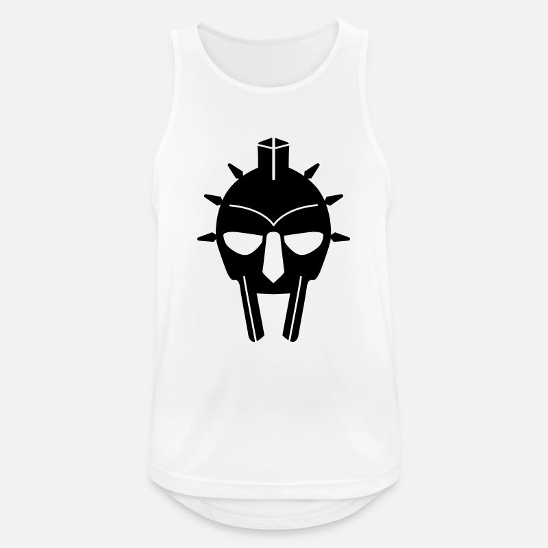gladiator - Männer Tank Top atmungsaktiv - Weiß