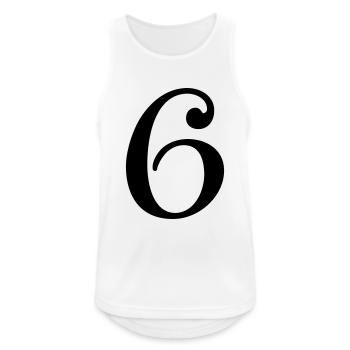 6 - Men's Breathable Tank Top - white - Front - Nick (188cm)
