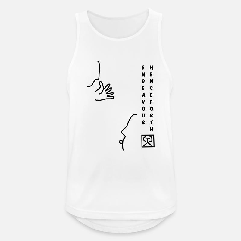 Henceforth E - Men's Breathable Tank Top - white