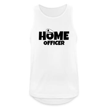 Home Officer - Men's Breathable Tank Top - white - Front - Nick (188cm)
