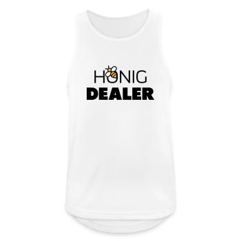 Honig Dealer Honigverkäufer - Männer Tank Top atmungsaktiv - Weiß - Vorne - Nick (188cm)