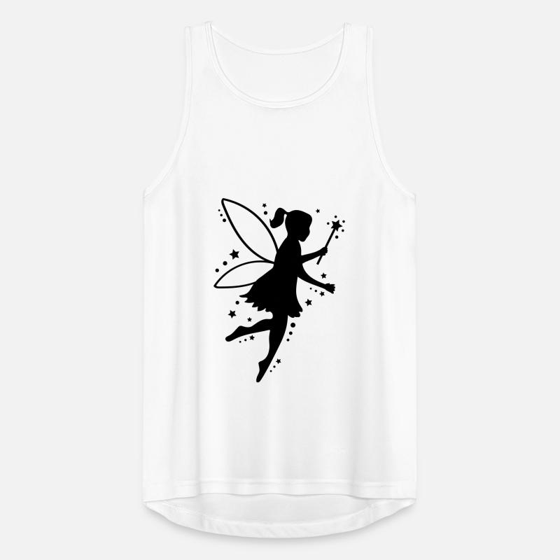 silhouette elfe de fée Débardeur respirant Homme