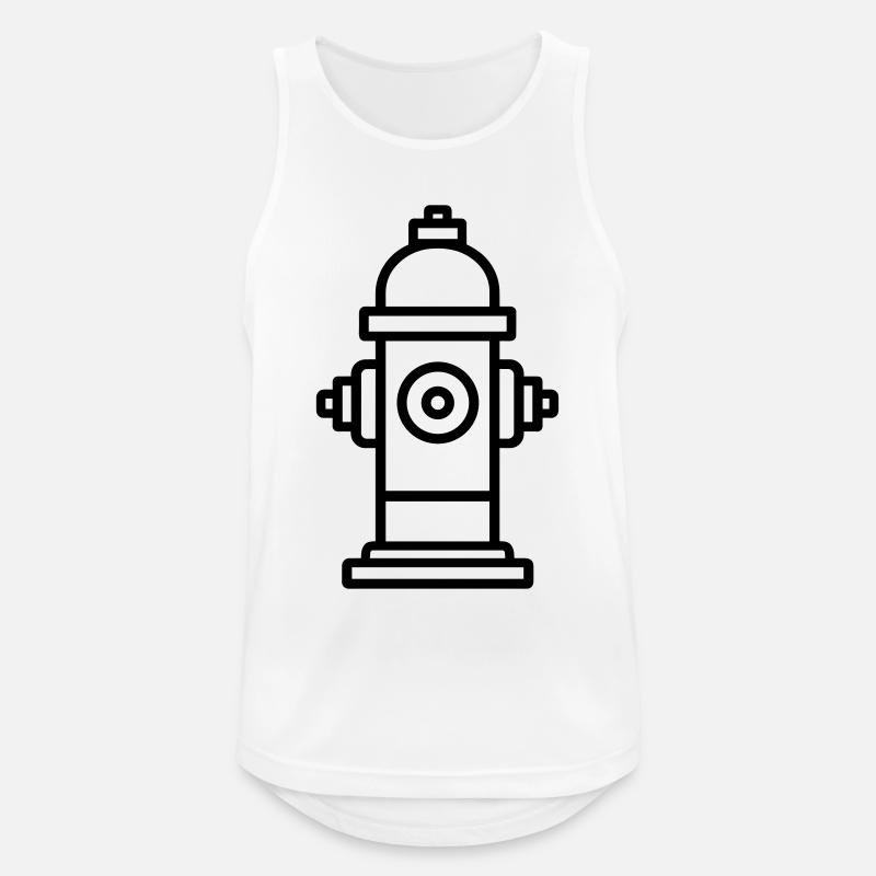 Fire hydrant - Men's Breathable Tank Top - white