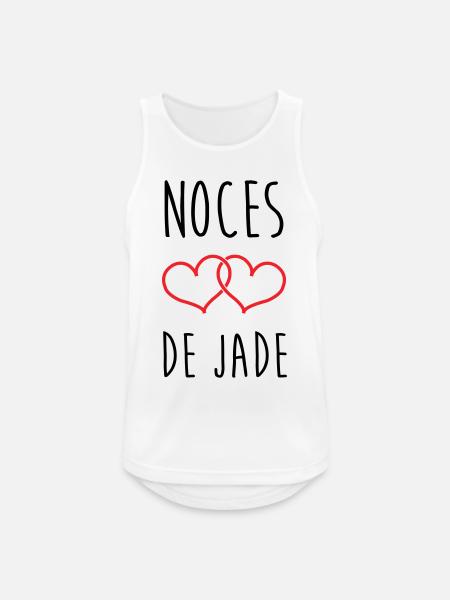 Jade-Hochzeit 26 Jahre Liebe - Männer Tank Top atmungsaktiv - Weiß
