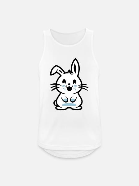Easter Symbol Bunny - Men's Breathable Tank Top - white