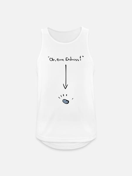 erdnuss2 - Männer Tank Top atmungsaktiv - Weiß
