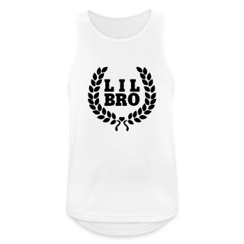 Lil BRO - little brother - little brother - Men's Breathable Tank Top - white - Front - Nick (188cm)