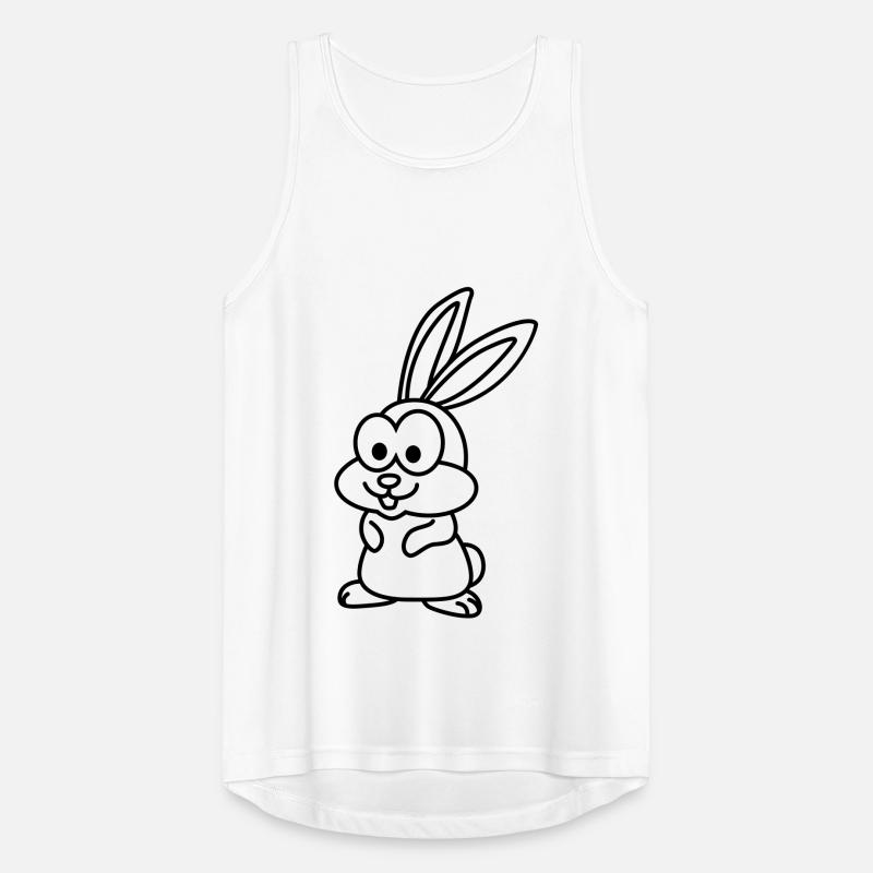 Hase Comic Tier Männer Tank Top atmungsaktiv