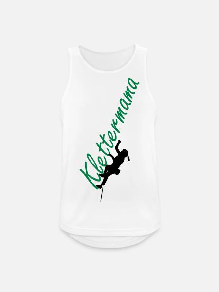 Climbing Mama - Men's Breathable Tank Top - white