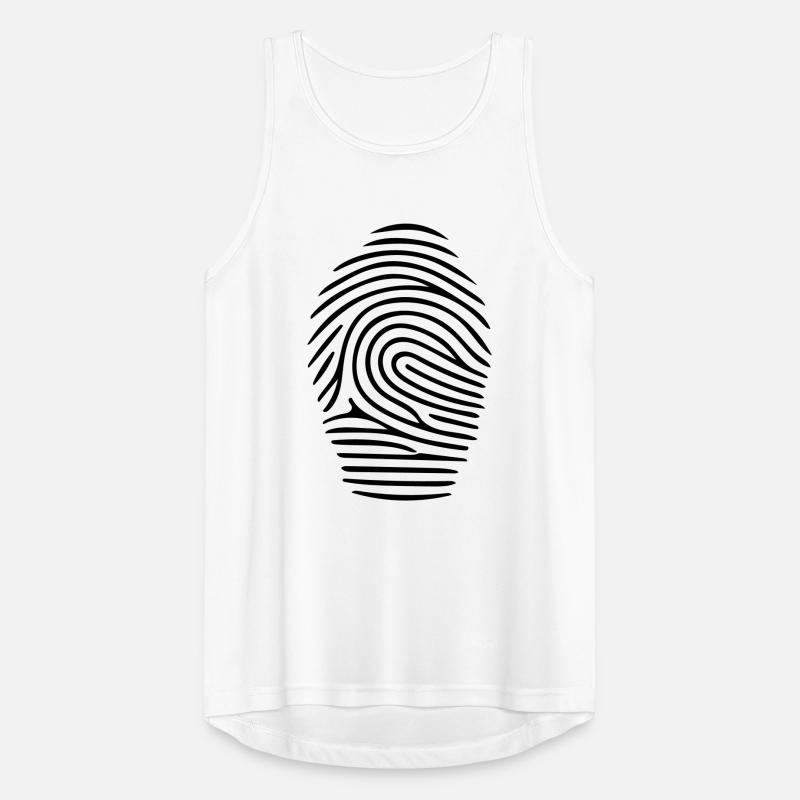Fingerprint Vector Empreinte Débardeur respirant Homme