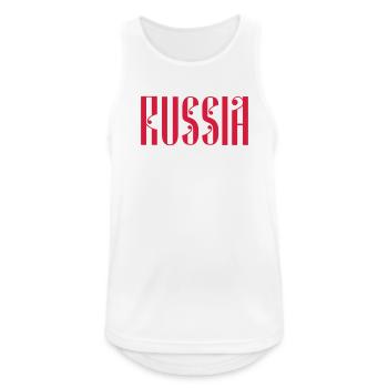 RUSSLAND Russie - Débardeur respirant Homme - blanc - Devant - Nick (188cm)