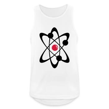 Atomic nuclear radioactive nuclear science 2c - Men's Breathable Tank Top - white - Front - Nick (188cm)