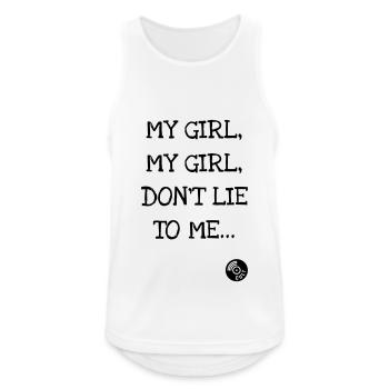 My girl, my girl, don't lie to me... Nirvana - Débardeur respirant Homme - blanc - Devant - Nick (188cm)
