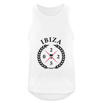 Ibiza 2025 - Débardeur respirant Homme - blanc - Devant - Nick (188cm)