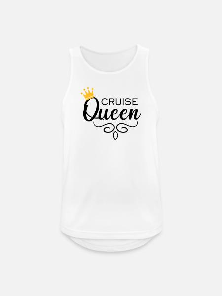Cruise Queen - Men's Breathable Tank Top - white