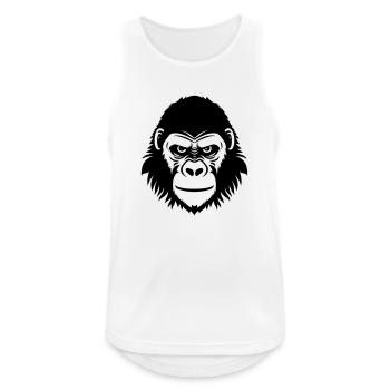 Gorilla - Men's Breathable Tank Top - white - Front - Nick (188cm)