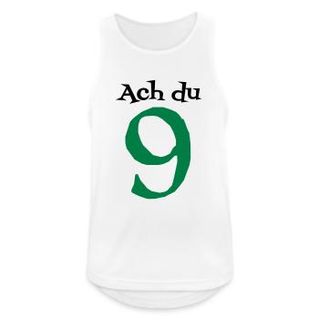 Ach du grüne Neune 9 Kegeln Kegelclub - Männer Tank Top atmungsaktiv - Weiß - Vorne - Nick (188cm)