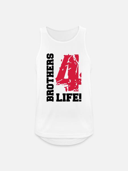 brothers_4_life_bv2 - Men's Breathable Tank Top - white
